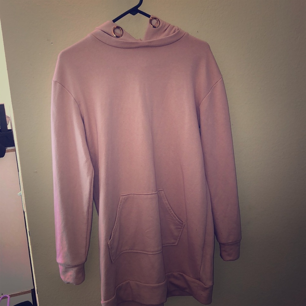 Long hooded dress